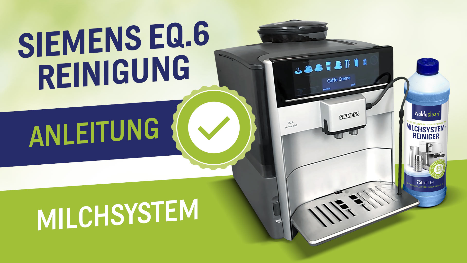 Jak správně čistit mléčné cesty u kávovaru Siemens EQ6